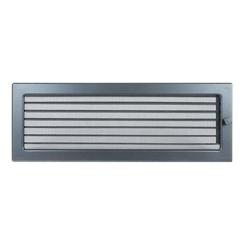 Стандартная решетка для каминная Fireway 17*48 графит с жалюзи