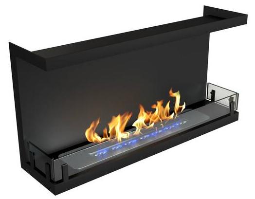 Биокамин Contour торцевой 900 (Estetic Flame)