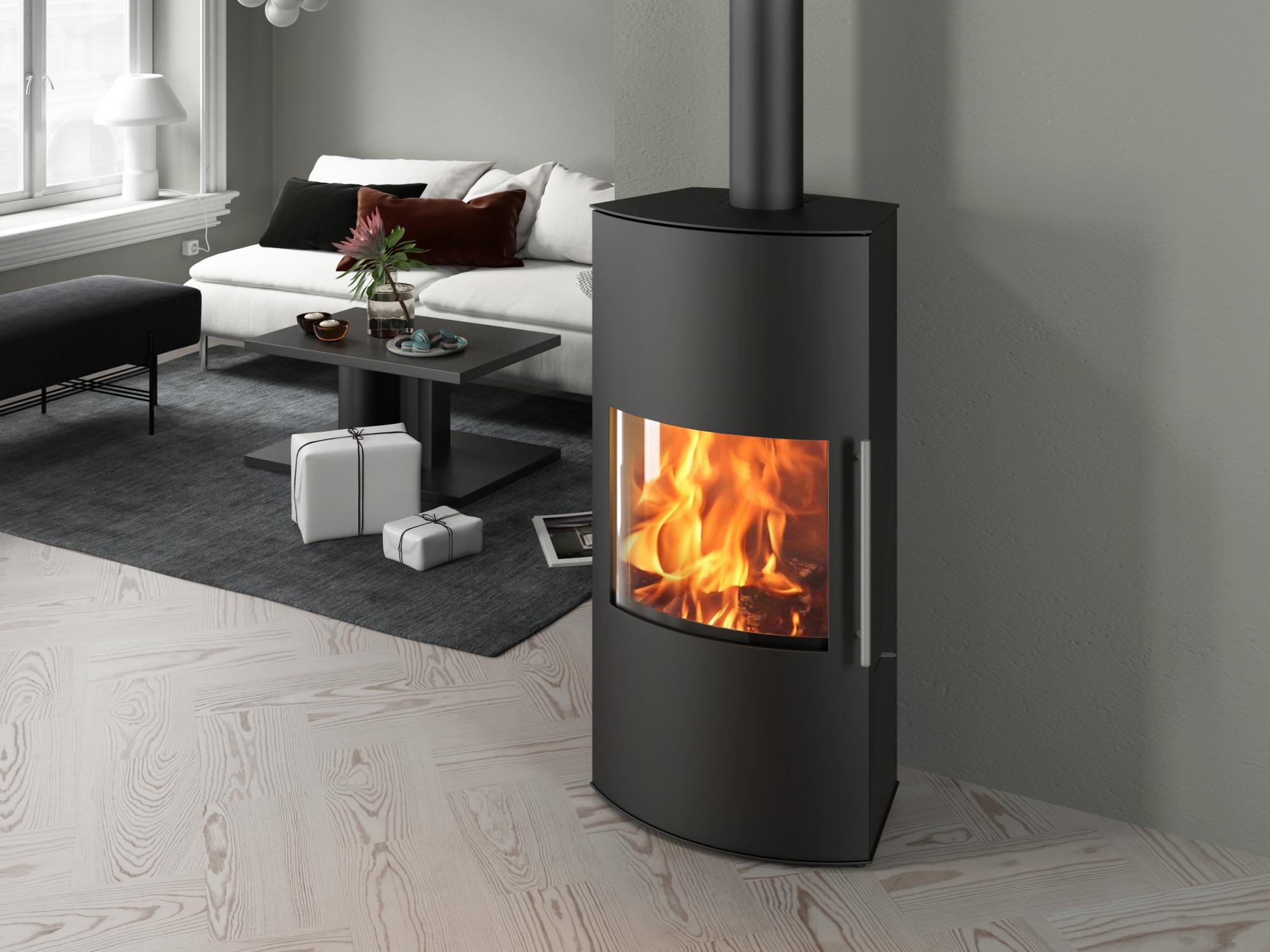 Печь-камин Ember Гордана 480 L black