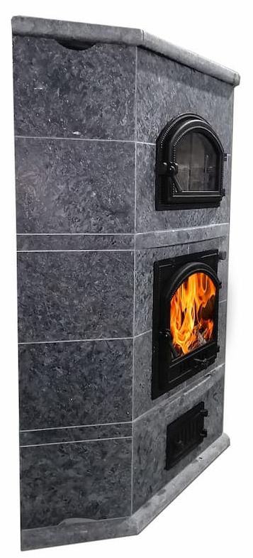 Теплонакопительная печь-камин Talkorus Karhu-20 DSA 1650