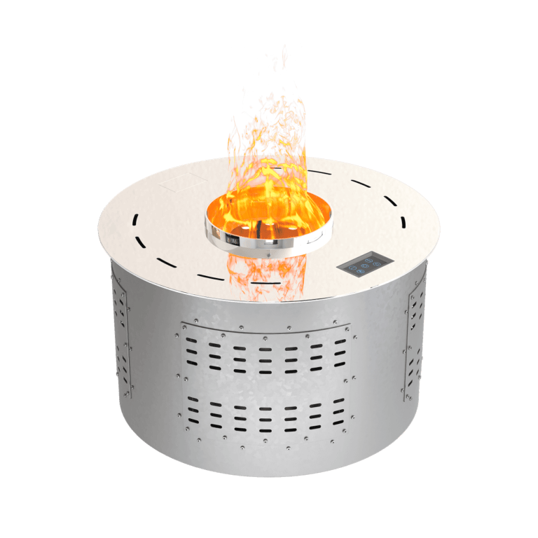 Паровой круглый камин Airtone VEPO ROUND 500X500 зеркало