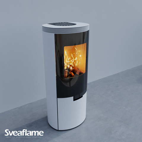 Печь-камин Sveaflame Elipse 6W Elegance