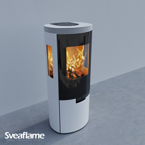 Печь-камин Sveaflame Elipse 2W Elegance