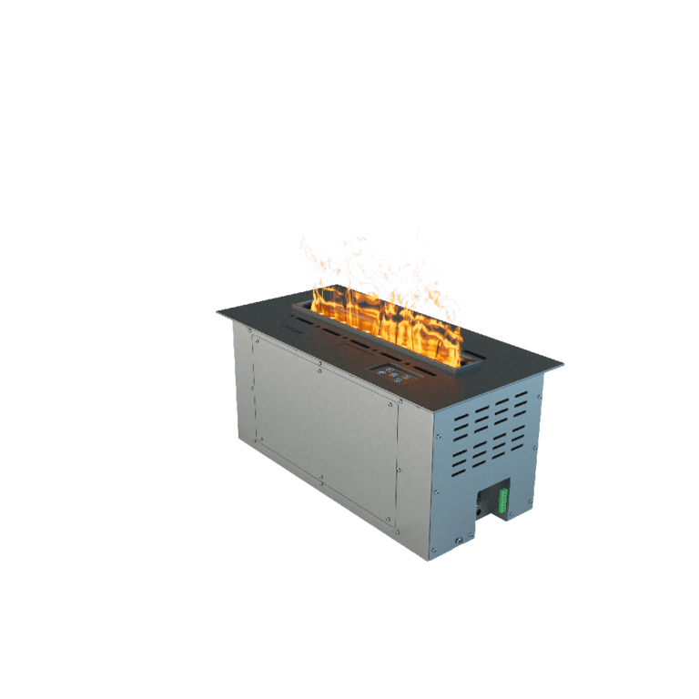 Паровой линейный камин Airtone VEPO 500X250 черный матовый