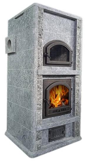 Теплонакопительная печь-камин Talkorus Kreivi 20 DSA 1780
