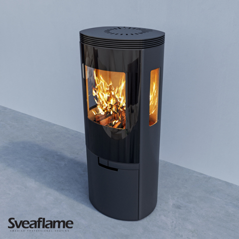 Печь-камин Sveaflame Elipse 1B Elegance